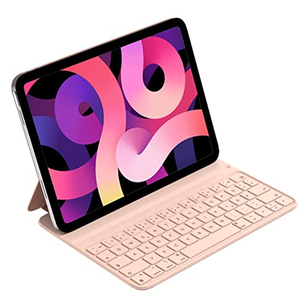 HOU klávesnice pro iPad Pro 11, iPad Air 5, kompatibilní s iPad Air 2022/2021 iPad Pro 11 inch (4th/3rd/2nd/1st generace), AZERT